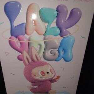 New LABUBU The Monsters Pop Mart x How2work Lazy Yoga Mystery Box Figure Item